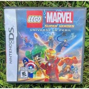 LEGO Marvel Super Heroes Universe In Peril Nintendo DS Video Game Complete Teste